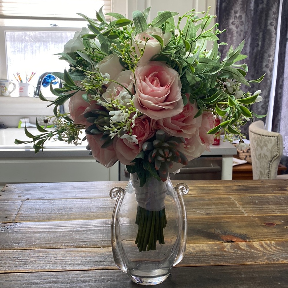 Handmade bridal bouquet